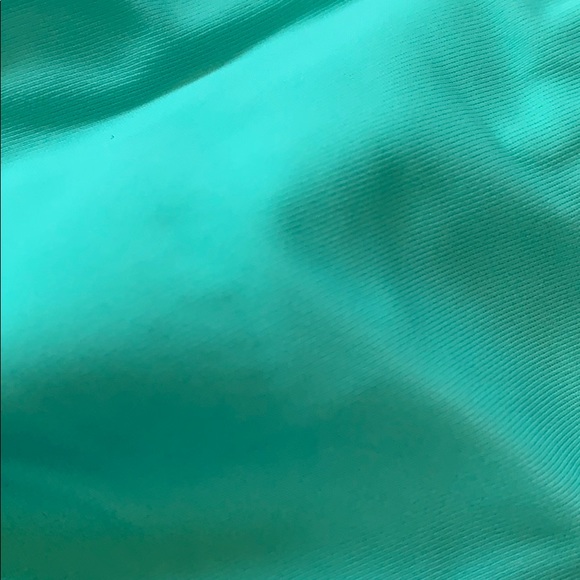 Mint Green Lined Deep V Criss Cross One Piece Swimsuit New - Picture 10 of 16